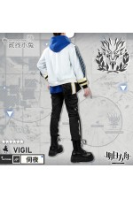 2XXT Cosplay Arknights Vigil The Other Side of Siracusa Daily Outfit Cosplay Costume
